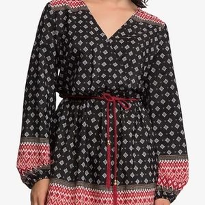 Almost Famous flowy dress Sz 1X